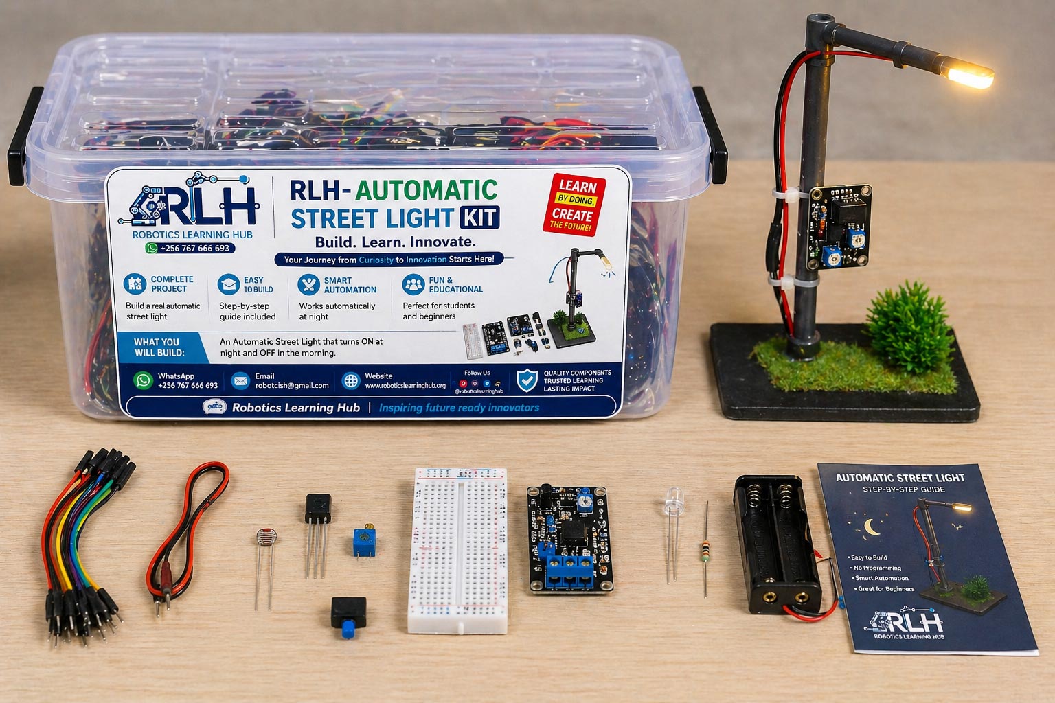 Automatic street light kit