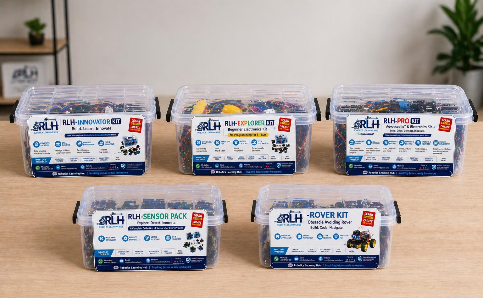 Robotics kits and materials
